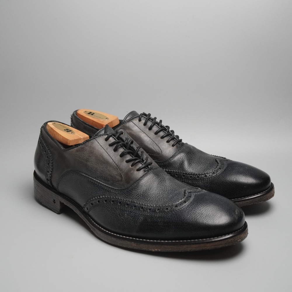 John Varvatos Star USA Mens Black Leather Wingtip Oxford Shoes 1972 Y700 001 10